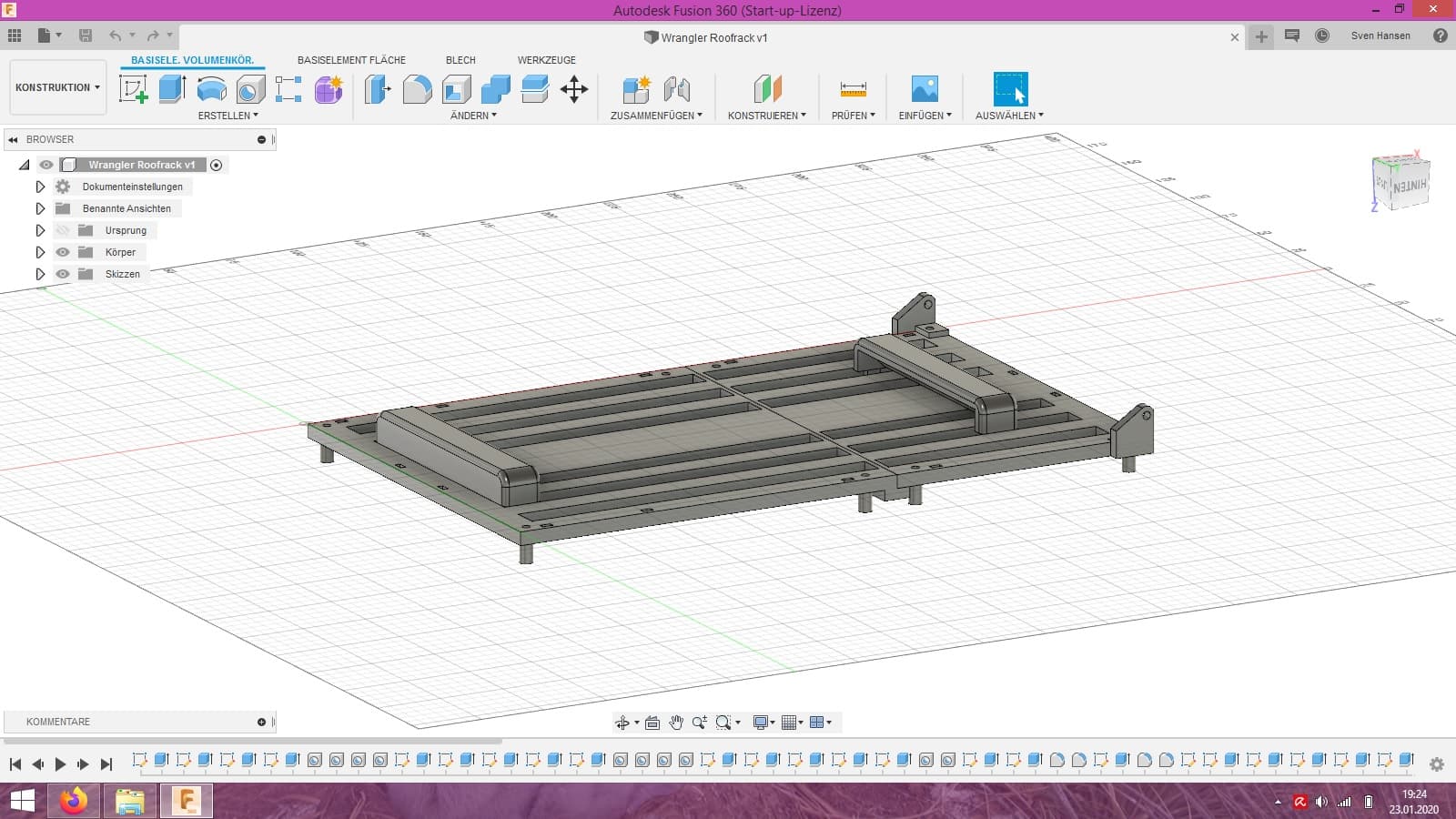 JK Roofrack SCX10/2