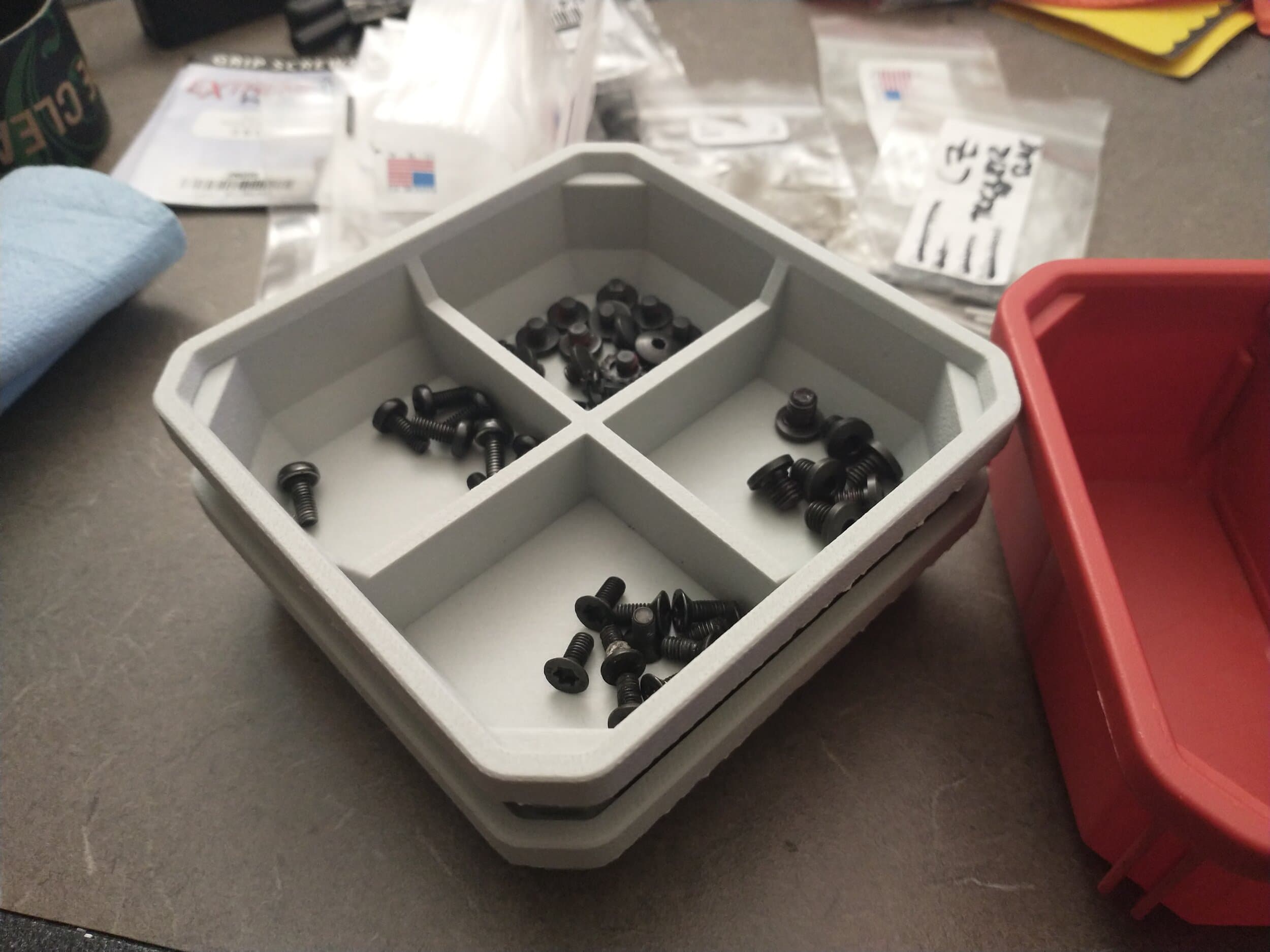 Milwaukee Packout Half-Height Organizer Bins