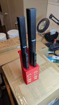 Reaction Rod Storage Bin