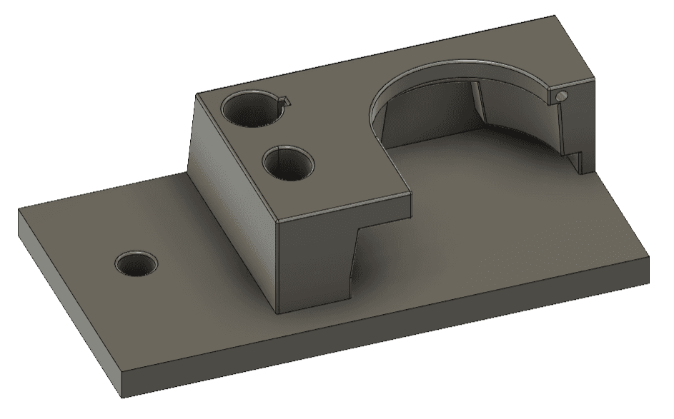 Bottle Jack Storage Bracket (Behind Rear Seat)