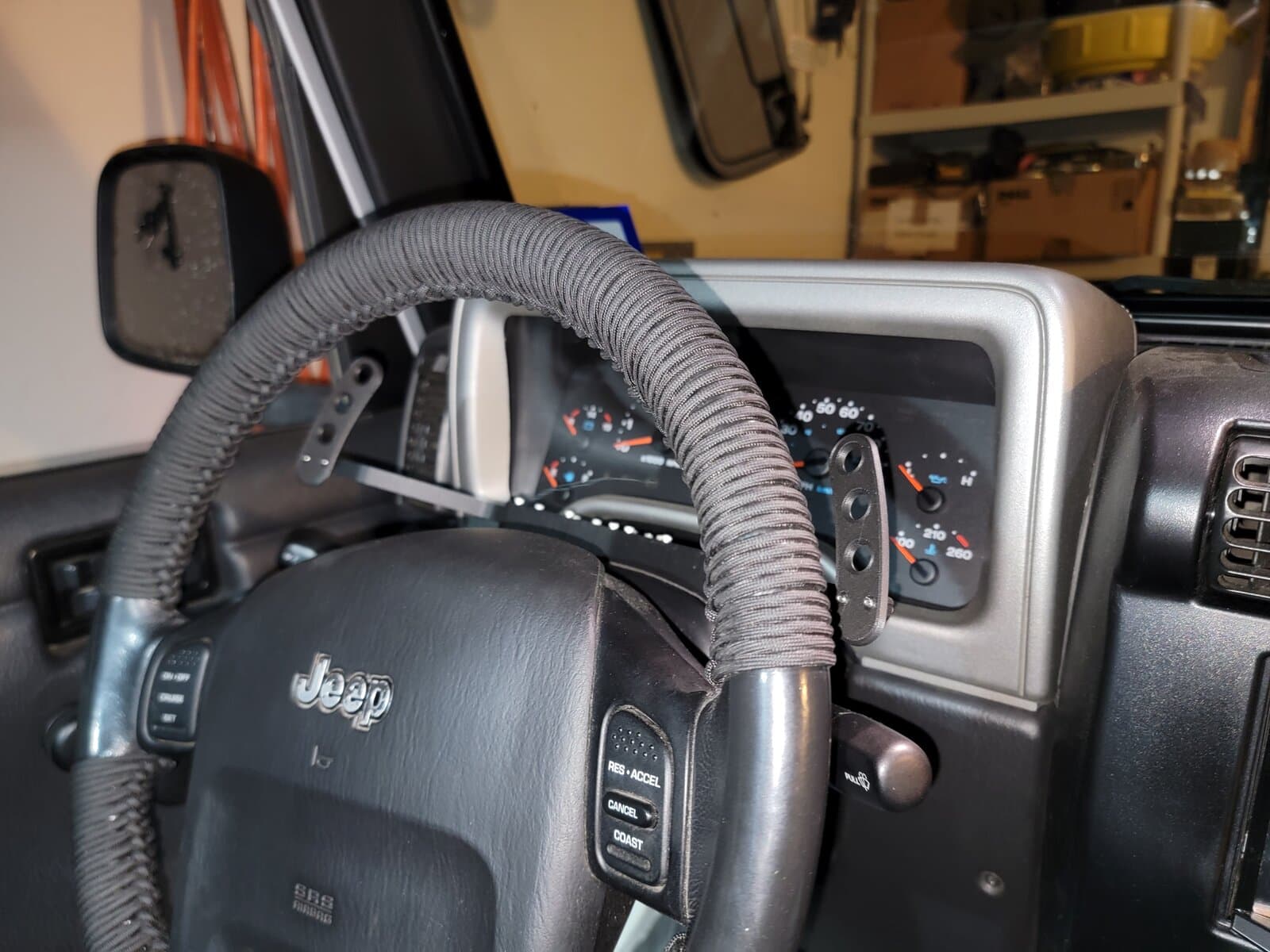 Prototype Paddle Shifters for 6-Speed Auto