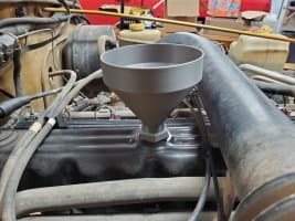 Oil Fill Cap Funnel Adapter