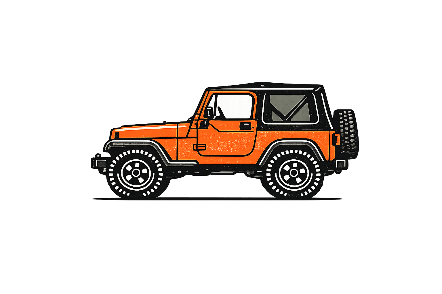 Jeep CJ illustration